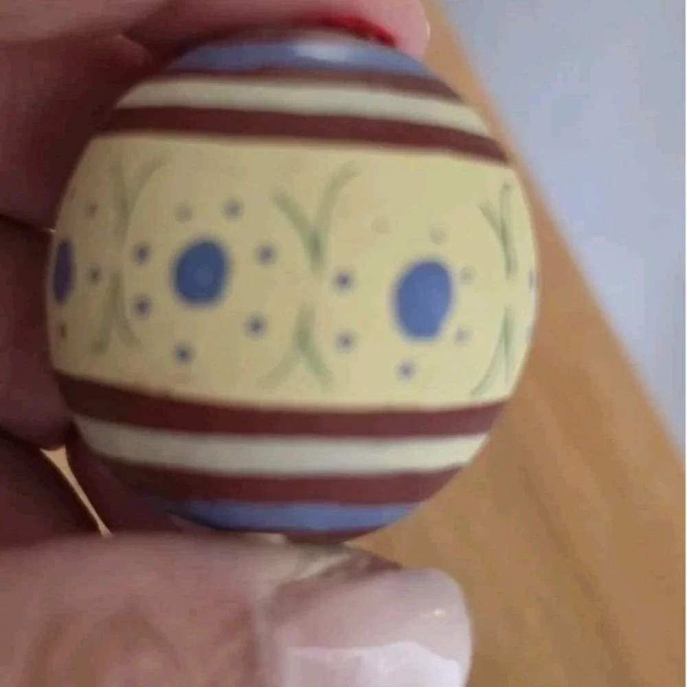 6 Handpainted Rustic Wooden Christmas Ornaments Folk Art Holiday Tree Farmhouse